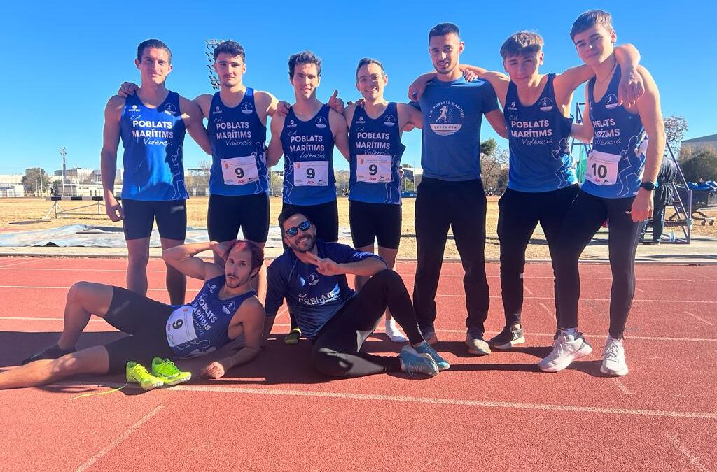 A un punto del pódium en el Campeonato Provincial de Clubes absolutos de Pista cubierta