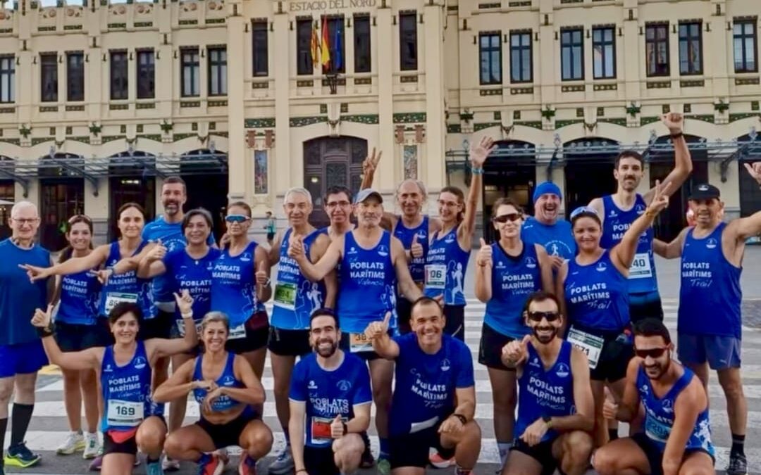 50 atletas de Poblats Marítims participaron en la Volta a Peu de les Falles