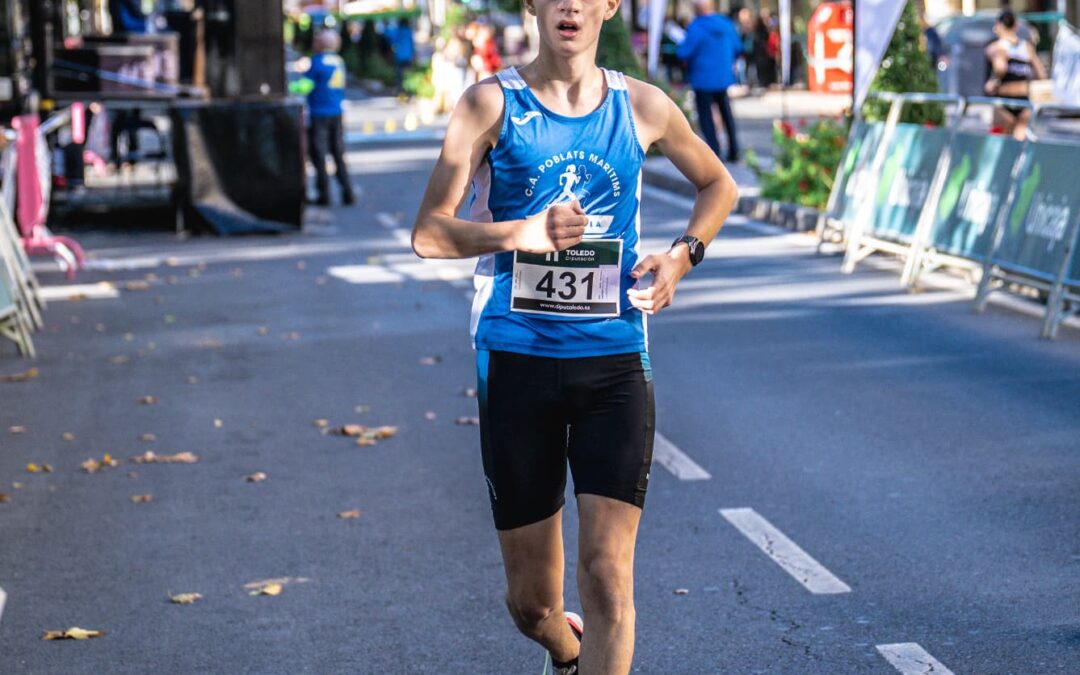 Daniel Tronchoni, 7º de España Sub18 en el Nacional de Marcha de Invierno